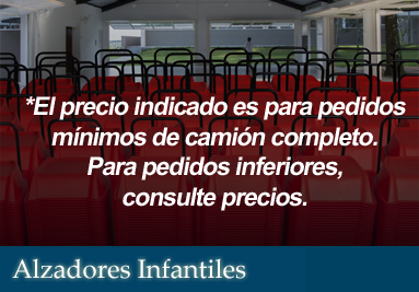 Envío alzadores infantiles para butacas